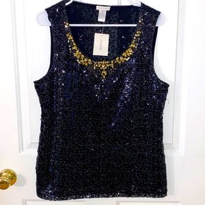 CACHÉ Women’s Sleeveless Blouse Sz XL